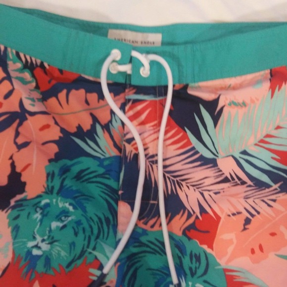 AEO Tropical Board Shorts Swim Trunks XL 40 Waist - Picture 2 of 5